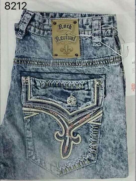Rock Revival long jeans man 32-42-010